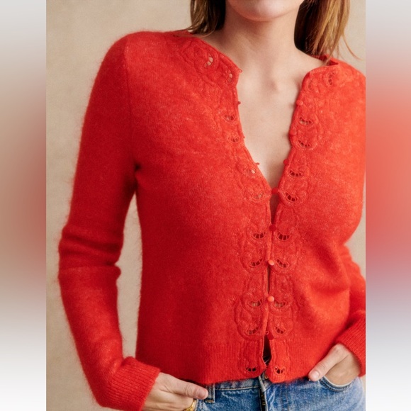 Sezane Ysaline cardigan - Picture 1 of 5